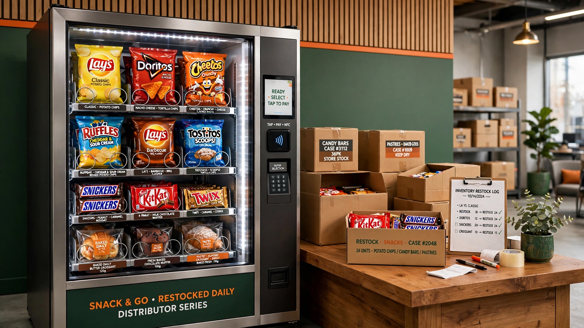 Commercial wholesale Vending Operators distribution on Long Island